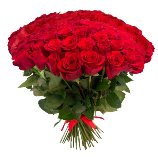 Bouquet of red roses